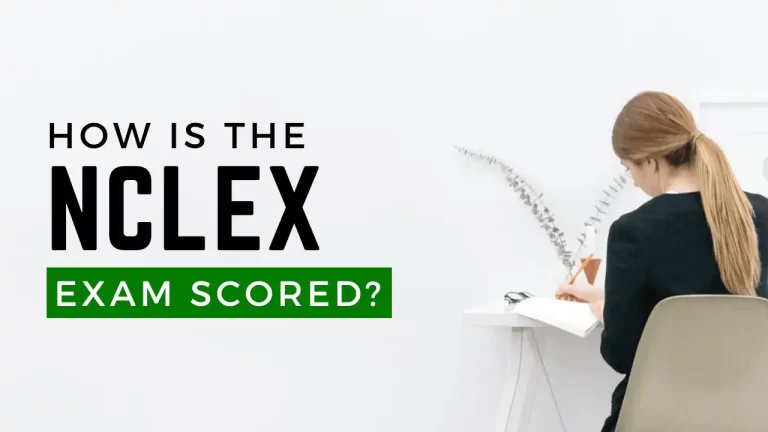 How is the NCLEX exam scored