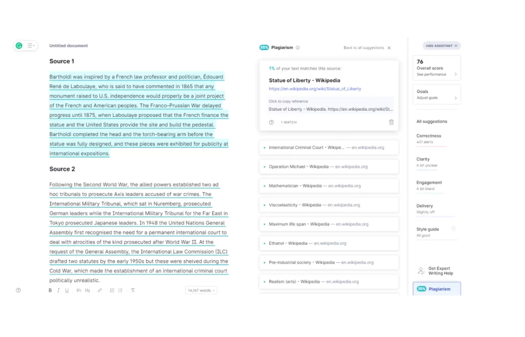 Best Plagiarism Checkers