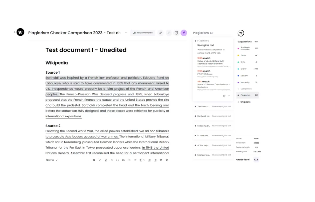 Best Plagiarism Checkers