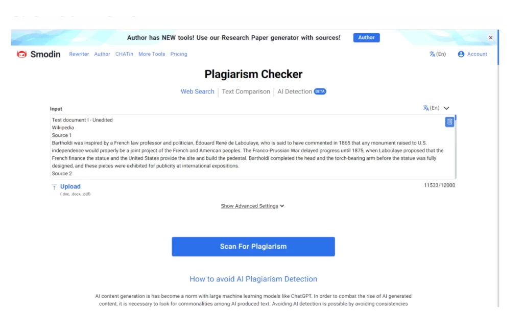 Best Plagiarism Checkers